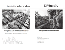 Tablet Screenshot of divino.ch